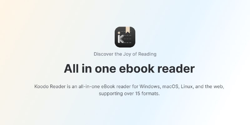 Releases · koodo-reader/koodo-reader